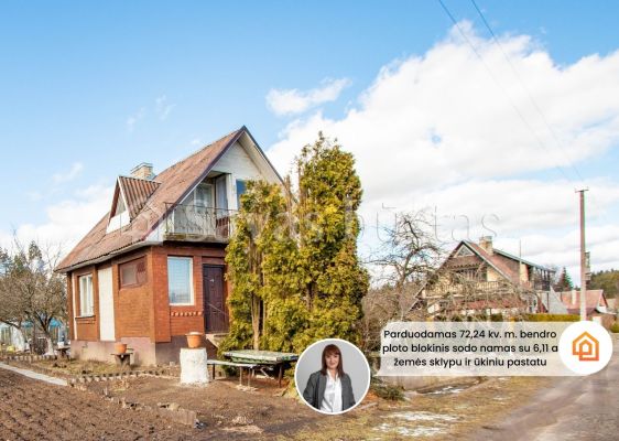 Parduodamas blokinis/mūrinis sodo namas su sklypu Kurtuvėnų regioniniame parke, Linartų SB, Smėlio g. 8