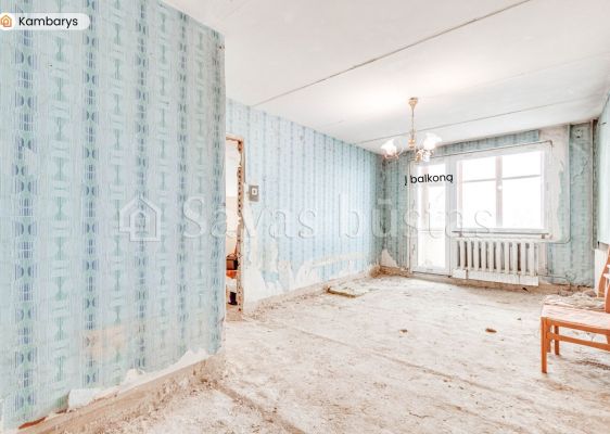 Parduodamas erdvus 1 kambario butas Radviliškyje, J. Jaramino g.