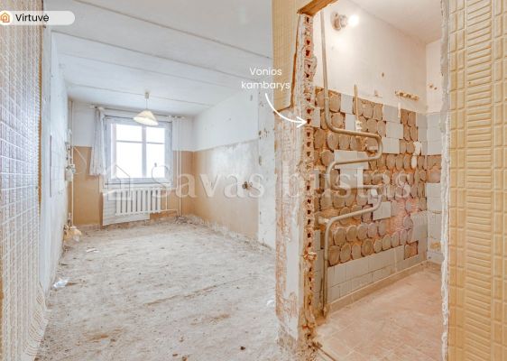 Parduodamas erdvus 1 kambario butas Radviliškyje, J. Jaramino g.