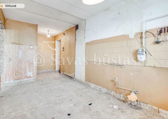 Parduodamas erdvus 1 kambario butas Radviliškyje, J. Jaramino g.