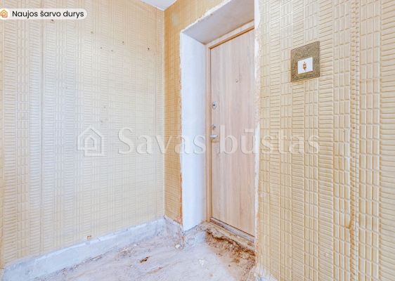 Parduodamas erdvus 1 kambario butas Radviliškyje, J. Jaramino g.