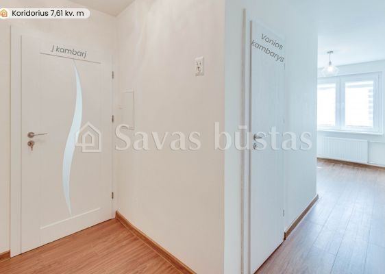 Parduodamas erdvus 1 kambario butas Šiauliuose, Kviečių g.