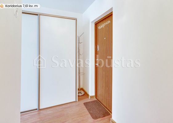 Parduodamas erdvus 1 kambario butas Šiauliuose, Kviečių g.