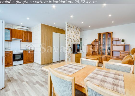 Parduodamas erdvus 2 kambarių butas Radviliškio g., Šiauliuose