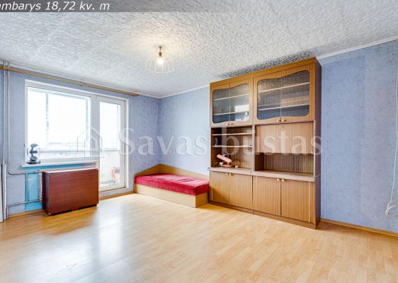 Parduodamas erdvus 2 kambarių butas Spindulio g. 10B, Šiauliuose