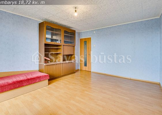 Parduodamas erdvus 2 kambarių butas Spindulio g. 10B, Šiauliuose