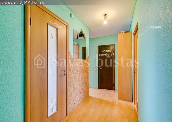Parduodamas erdvus 2 kambarių butas Spindulio g. 10B, Šiauliuose