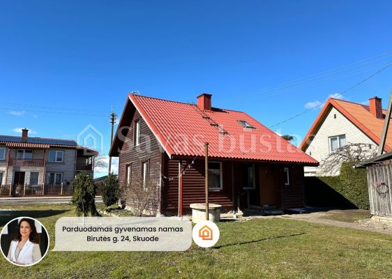 Parduodamas gyvenamasis namas su 13 arų sklypu, Skuode, Birutės g.