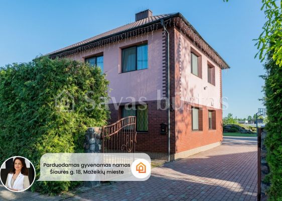 Parduodamas gyvenamasis namas su pirtimi ir pagalbiniais pastatais Šiaurės g. 18, Mažeikiuose