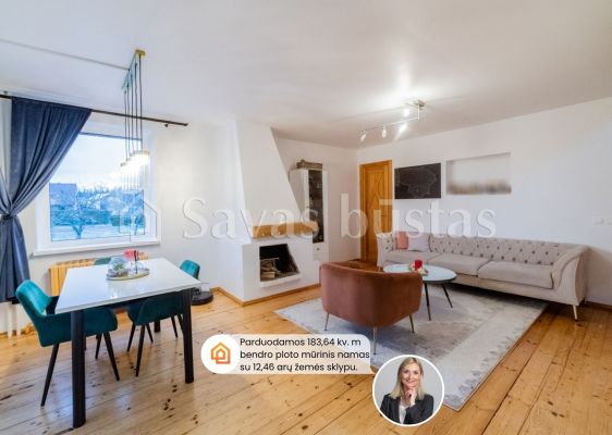 Parduodamas išskirtinio išplanavimo, kokybiškomis medžiagomis įrengtas namas Noreikių k., Šiaulių r.