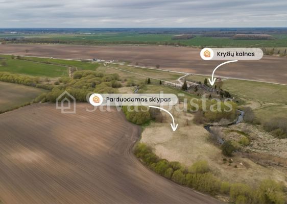 Parduodamas i&scaron;skirtinis sklypas &scaron;alia Kryžių kalno &ndash; tik 10 km iki &Scaron;iaulių miesto,  Domantų k., &Scaron;iaulių r.