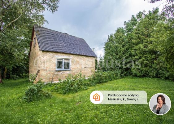 Parduodamas mūrinis gyvenamasis namas Meškuičių k., Stoties g. 51, Šiaulių r.