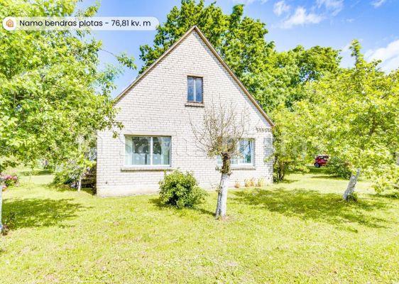 Parduodamas mūrinis namas su 57,06 arų žemės sklypu Kaštonų g., Upynos k., Telšių r.