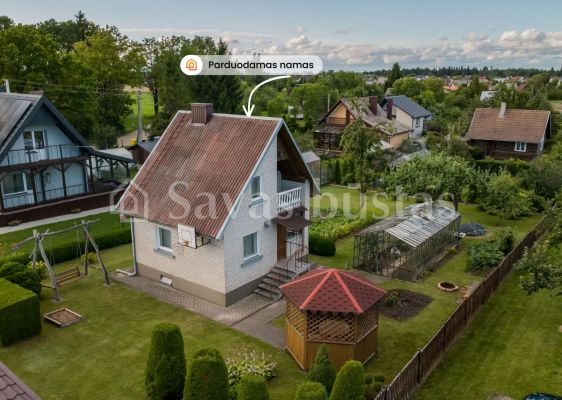 Parduodamas mūrinis sodo namas su 8,39 aro sklypu Gervėnų k., Bubių sen., &Scaron;iaulių r. &ndash; puiki vieta poilsiui gamtos apsuptyje!