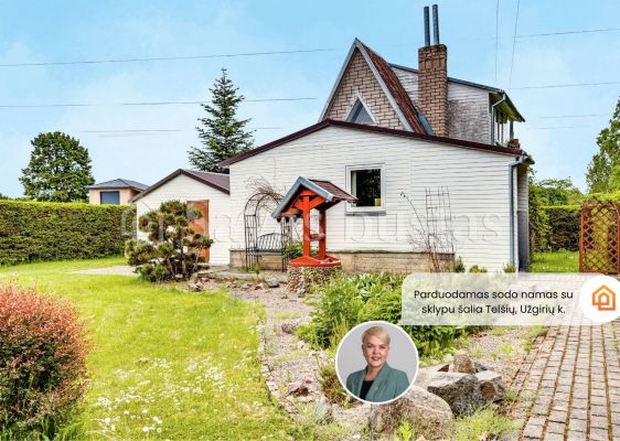 Parduodamas mūrinis sodo namas su sklypu &scaron;alia Tel&scaron;ių, Užgirių k., Ąžuolo sodų 6-oji g. 2