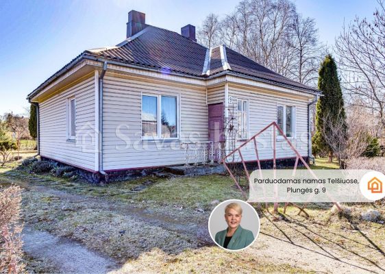 Parduodamas namas &scaron;alia miesto centro Tel&scaron;iuose, Plungės g. 9