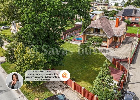 Parduodamas patogaus i&scaron;planavimo namas &scaron;alia miesto centro &ndash; S. Daukanto g. 65, &Scaron;iauliuose