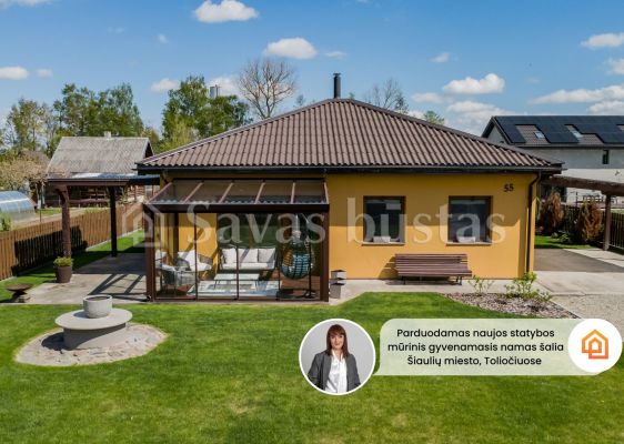 Parduodamas pilnai įrengtas gyvenamasis namas  Rožių g. 55, Toliočiuose,  &Scaron;iaulių r.
