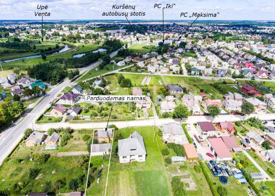 Parduodamas rąstinis namas su 10,92 arų žemės sklypu Skirolaukio g., Kuršėnuose