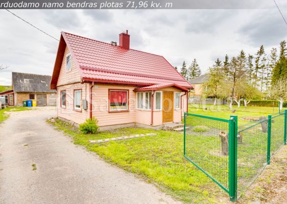 Parduodamas rąstinis namas su 15,72 arų žemės sklypu Beržų g., Bučiūnų k., Joniškio r.