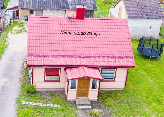 Parduodamas rąstinis namas su 15,72 arų žemės sklypu Beržų g., Bučiūnų k., Joniškio r.