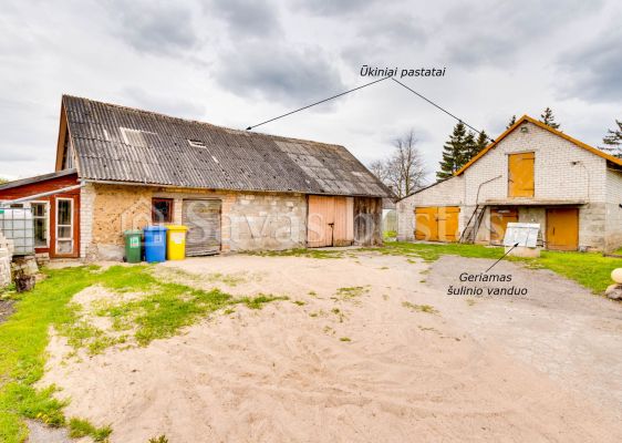 Parduodamas rąstinis namas su 15,72 arų žemės sklypu Beržų g., Bučiūnų k., Joniškio r.