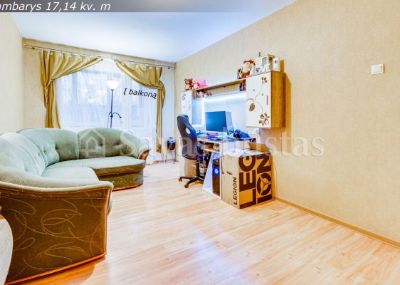 Parduodamas šiltas ir jaukus 1 kambario butas Krymo g., Šiauliuose