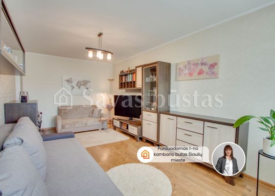 Parduodamas suremontuotas 1 kambario butas Gardino g. 25, Šiauliuose