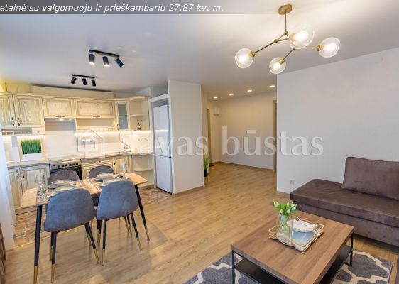 Parduodamas suremontuotas 2 kambarių butas Vilniaus g. 19, Šiauliuose.
