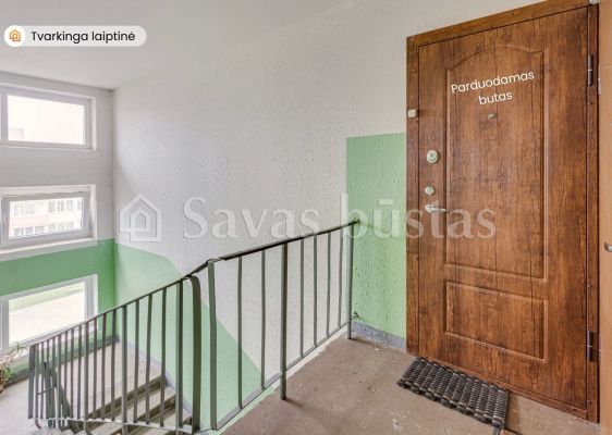 Parduodamas tvarkingas 2 kambarių butas Laisvės al. 34, Radviliškyje