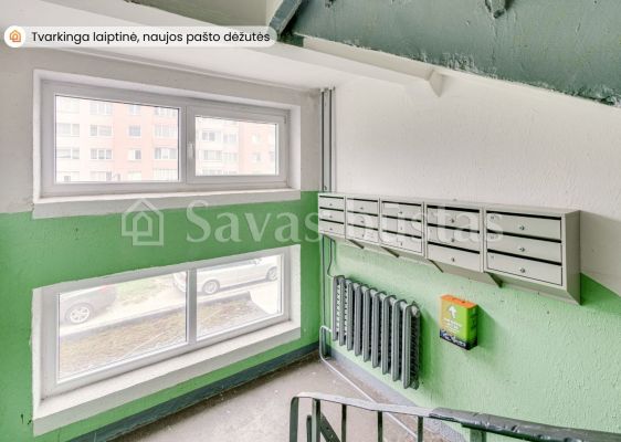 Parduodamas tvarkingas 2 kambarių butas Laisvės al. 34, Radviliškyje