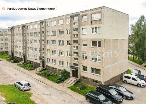Parduodamas tvarkingas 2 kambarių butas Laisvės al. 34, Radviliškyje