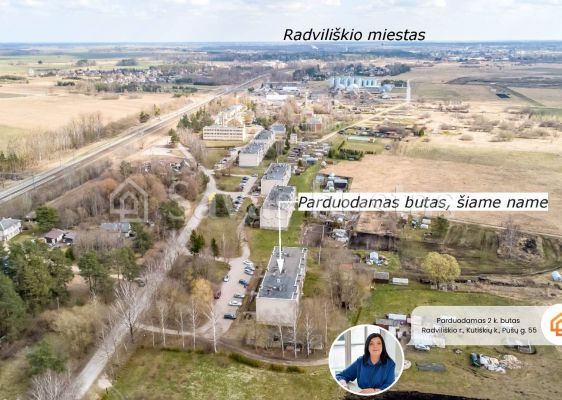 Parduodamas tvarkingas ir erdvus 2 kambarių butas Radvili&scaron;kio r., Kuti&scaron;kių k., Pu&scaron;ų g. 55