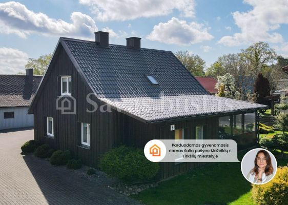 Parduodamas tvarkingas ir prižiūrėtas gyvenamasis namas Tirk&scaron;lių miestelyje, Klevų g., Mažeikių r.