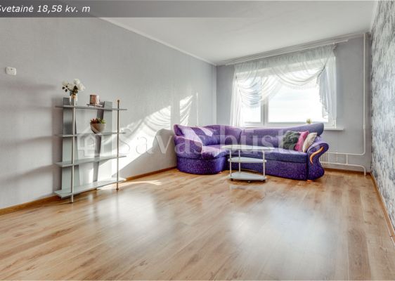 Parduodamas tvarkingas, šviesus bei jaukus 2 kambarių su holu butas Varpų g., Klaipėdoje