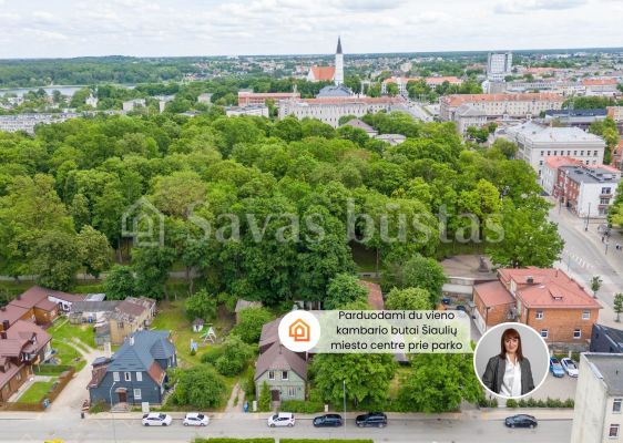 Parduodami du butai pačiame miesto centre besiribojančius su parku, Vaisių g. 6, &Scaron;iauliai