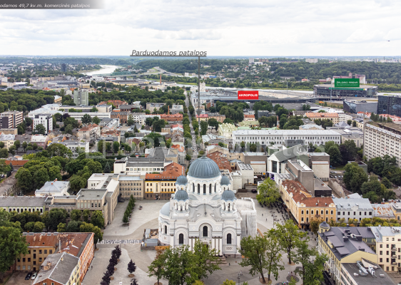 Parduodamos biuro, prekybinės ar paslaugų paskirties patalpos Gedimino g., Kaune