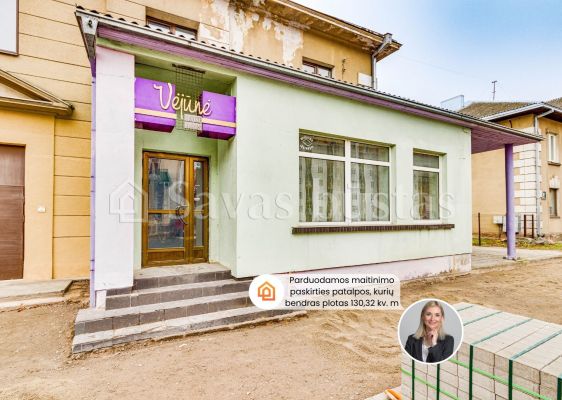 Parduodamos maitinimo paskirties patalpos Šiaulių miesto centre Stoties g.