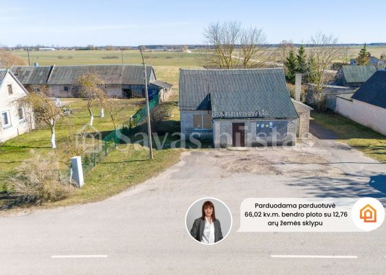 Parduodamos prekybinės paskirties komercinės patalpos, tinkamos nuomai arba nuosavam verslui adresu Mū&scaron;os g. 27, Mekių k., Joni&scaron;kio r.