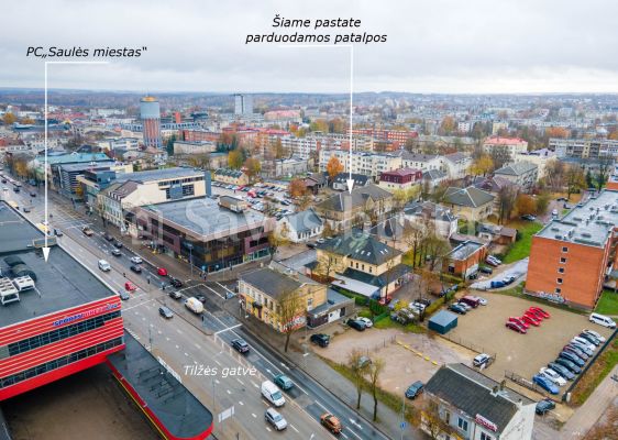 Parduodamos Šiaulių miesto centre administracinės paskirties patalpos, Stoties g. 5