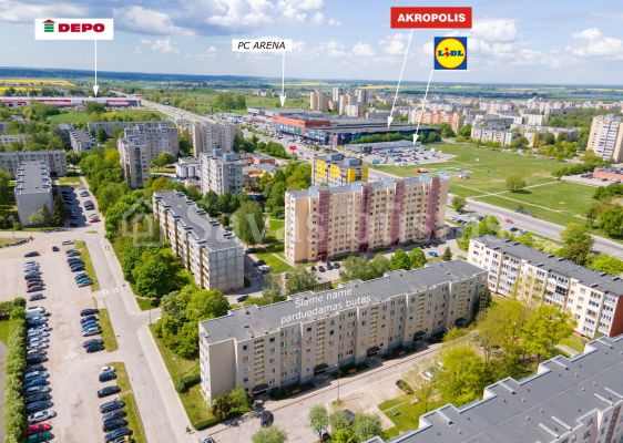 Pigiai parduodamas 3 kambarių butas Krymo g. 14, Šiauliuose