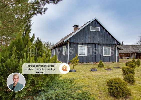 Ramioje, atokioje vietoje parduodama prižiūrėta sodyba su 33,00 arų sklypu, Kretingos rajone, Laivių k., Pievų g. 16