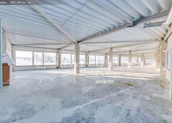 Šalia Architektų gatvės Šiauliuose išnuomojamos 625,33 kv. m. patalpos naujai pastatytame komercinės paskirties pastate.