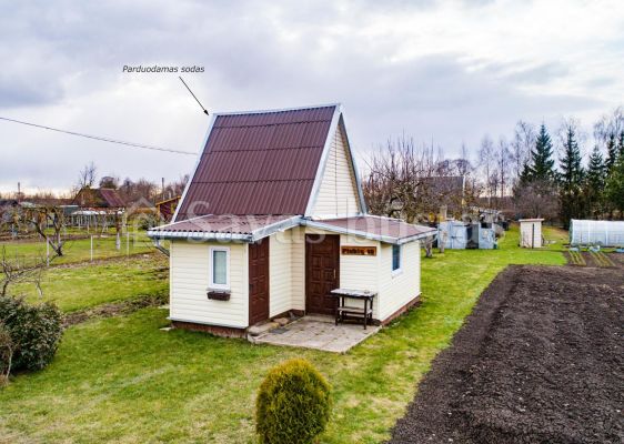 Šalia Lėvens upės, parduodamas sodo sklypas su namu, Plukių g., Janališkių k., Panevėžio r.