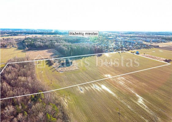Parduodamas žemės ūkio paskirties sklypas Mažeikių rajone