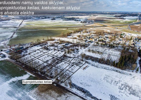 Šalia Šiaulių miesto namų valdos sklypai Šiaulių r., Bertužių k., Jaunystės g