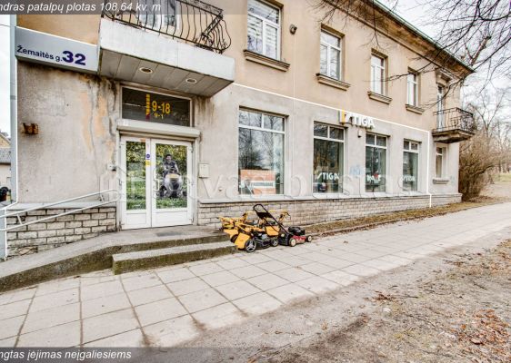 Šiaulių miesto centre patalpos aukštomis lubomis Žemaitės g. 32