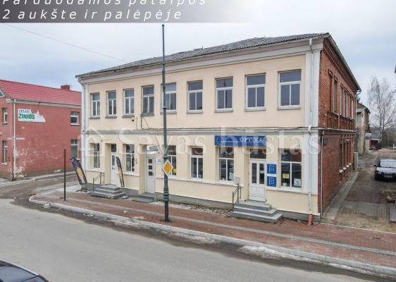 Miesto centre parduodamos komercinės paskirties patalpos Respublikos g. 5, Telšiai