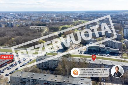 Parduodamas 2 kamb. butas V. Krėvės pr. 25, Kaunas