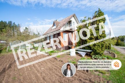 Parduodamas blokinis/mūrinis sodo namas su sklypu Kurtuvėnų regioniniame parke, Linartų SB, Smėlio g. 8